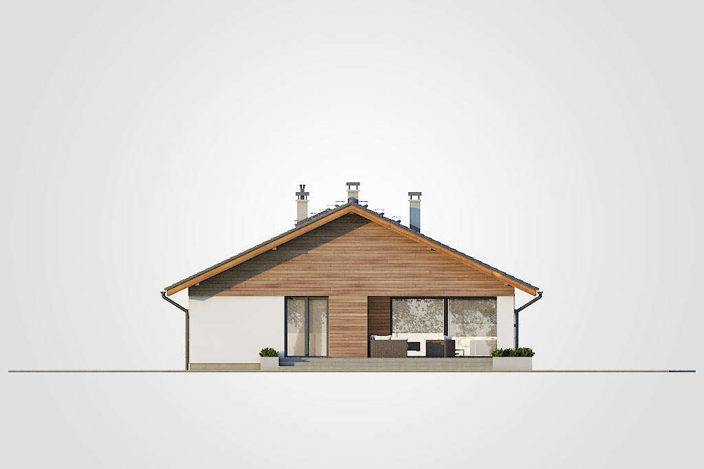 Elewacja domu Dom-B16 - 3