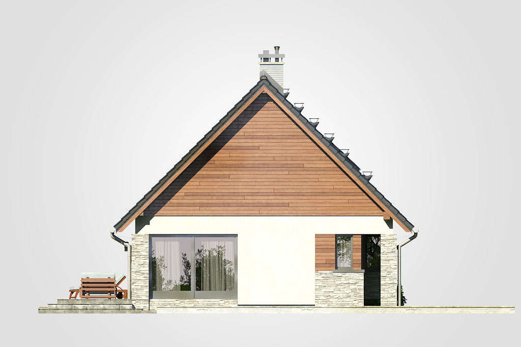 Elewacja domu Dom-B17 - 2