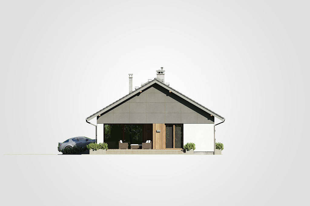 Elewacja domu Dom-B18 - 4