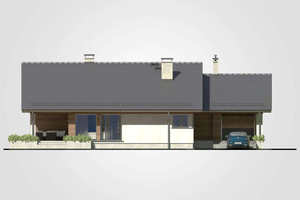 Elewacja domu Dom-B20 - 1