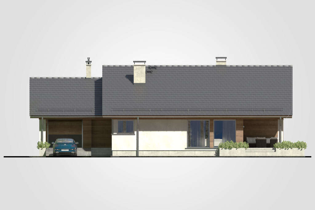 Elewacja domu Dom-B20 - 1