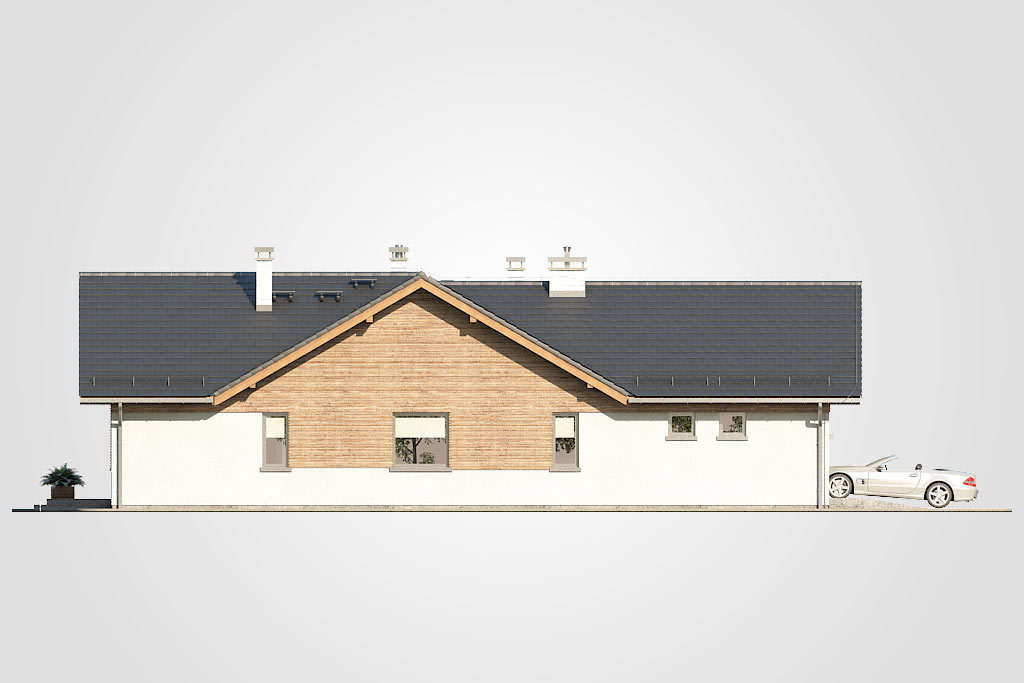 Elewacja domu Dom-B26 - 2