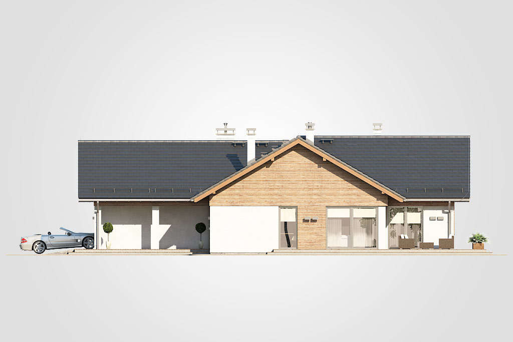 Elewacja domu Dom-B26 - 4