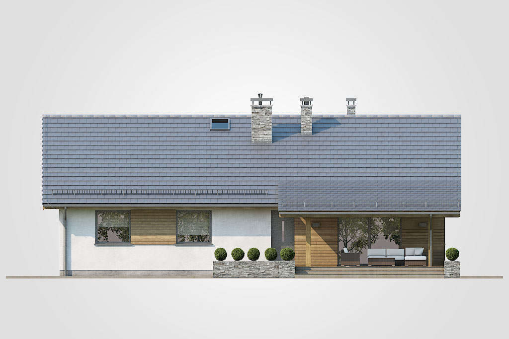 Elewacja domu Dom-B3 - 3