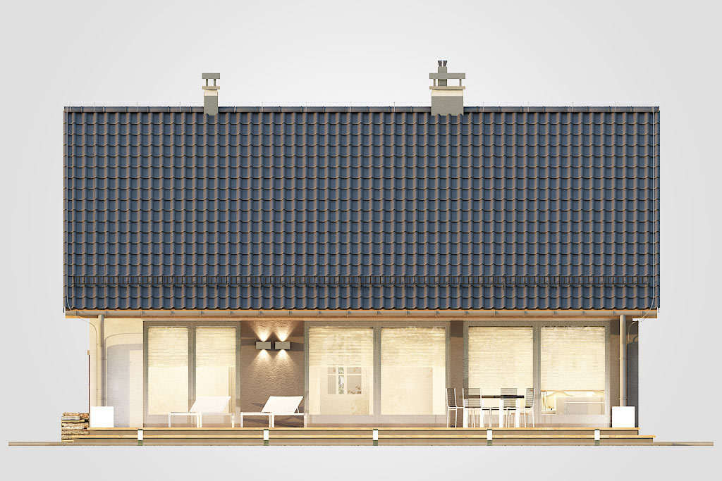 Elewacja domu Dom-B32 - 3