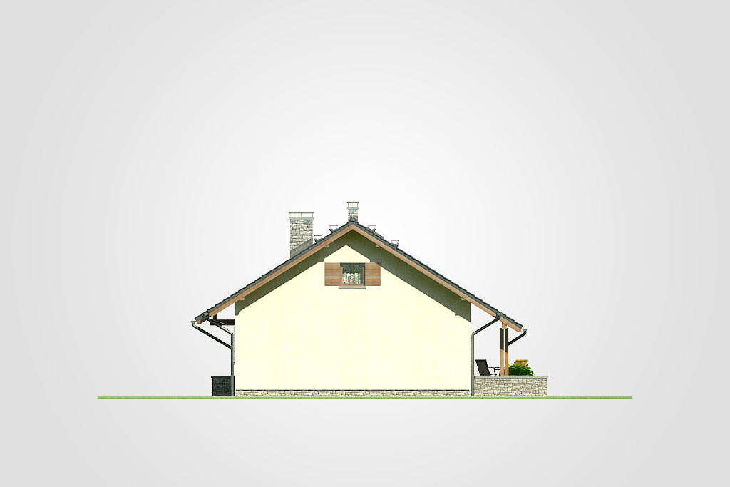 Elewacja domu Dom-B37 - 2