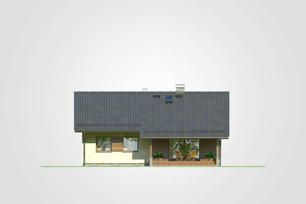 Elewacja domu Dom-B37 - 3