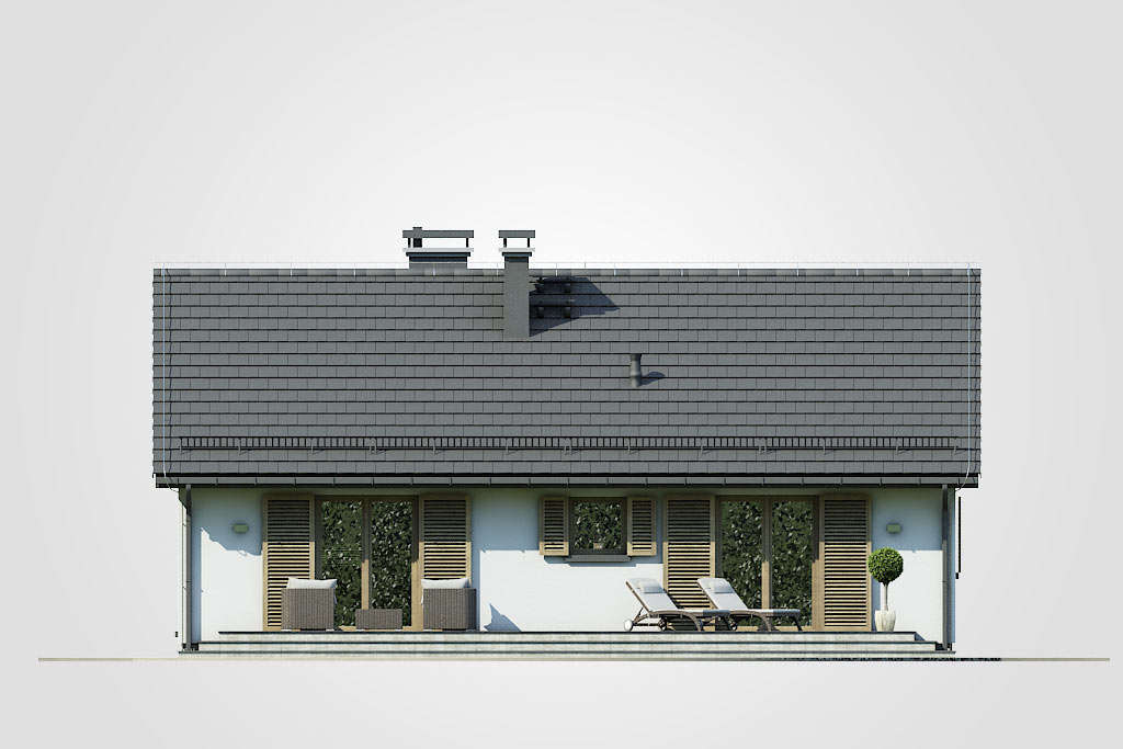 Elewacja domu Dom-B39 - 3