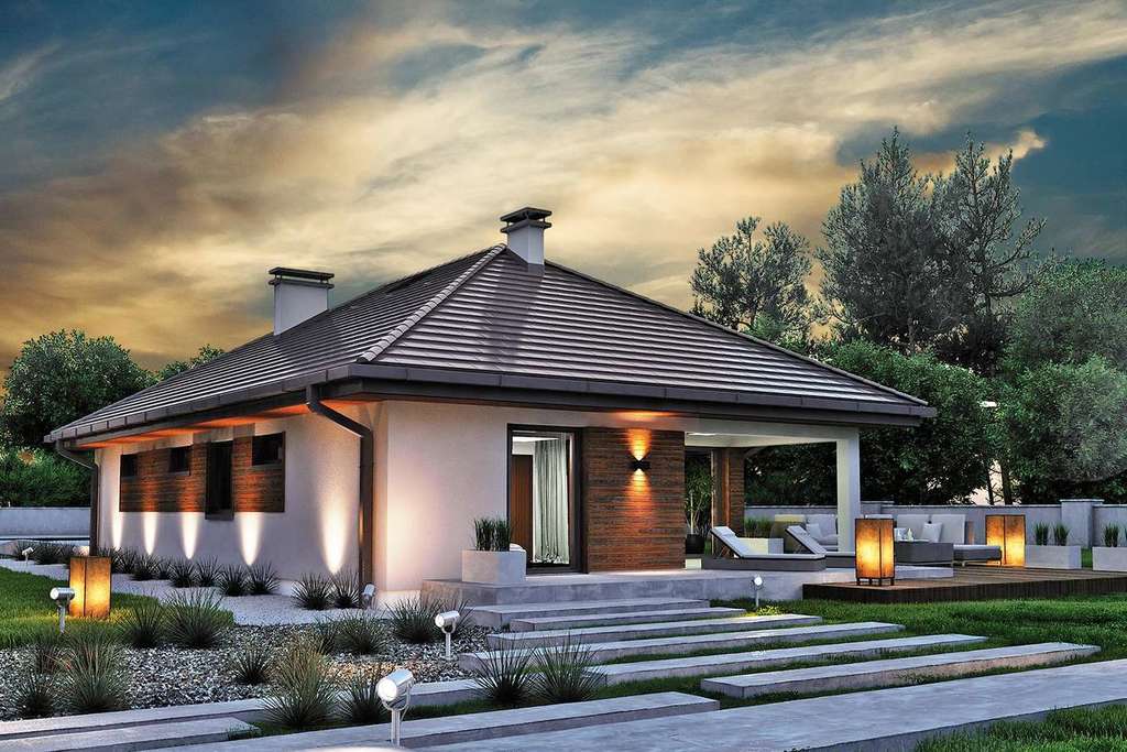 Wizualizacja projektu Dom-B44 - 4