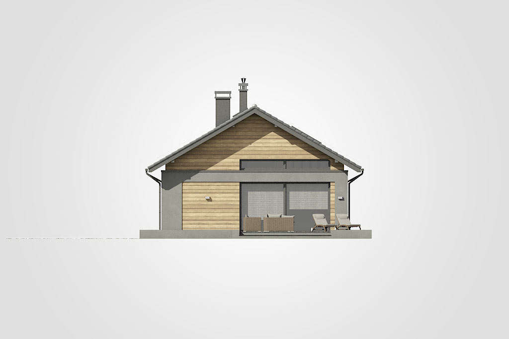 Elewacja domu Dom-B52 - 2