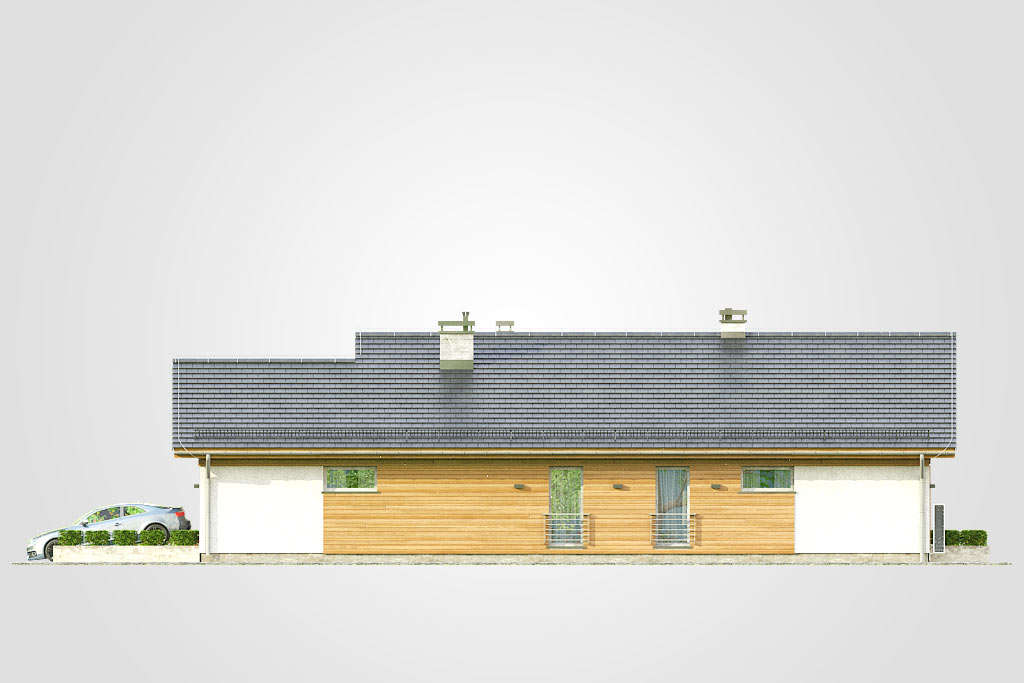 Elewacja domu Dom-B55 - 2