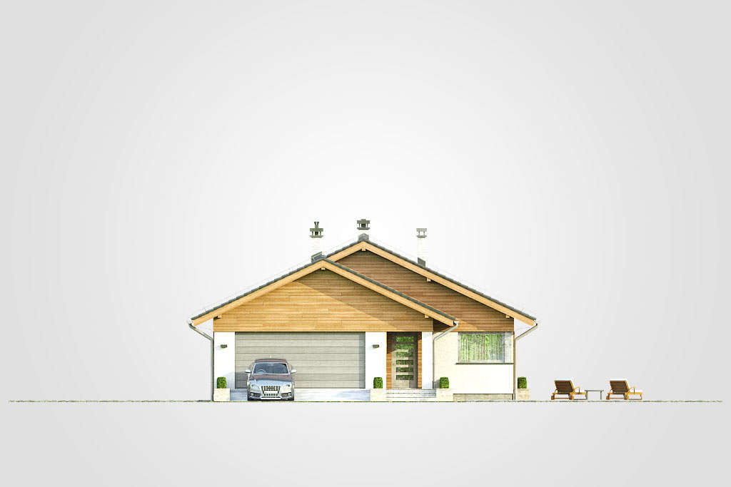 Elewacja domu Dom-B55 - 1