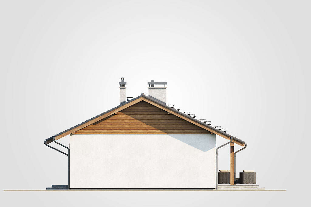 Elewacja domu Dom-B54 - 4