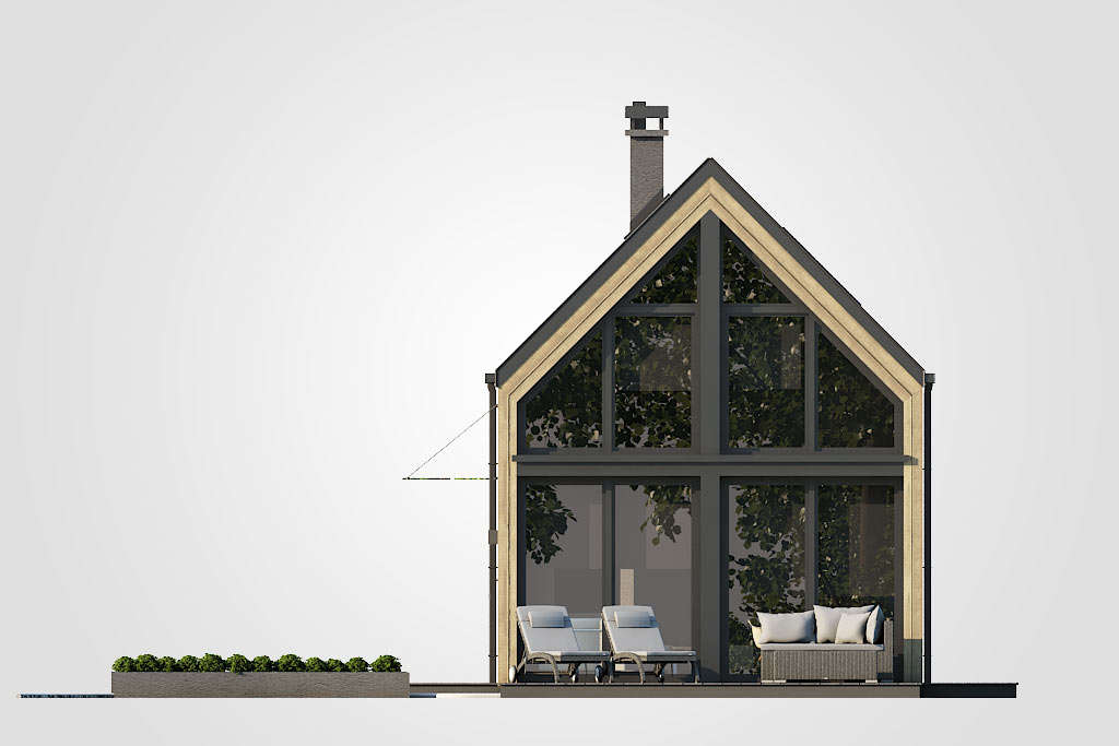 Elewacja domu Dom-B53 - 2